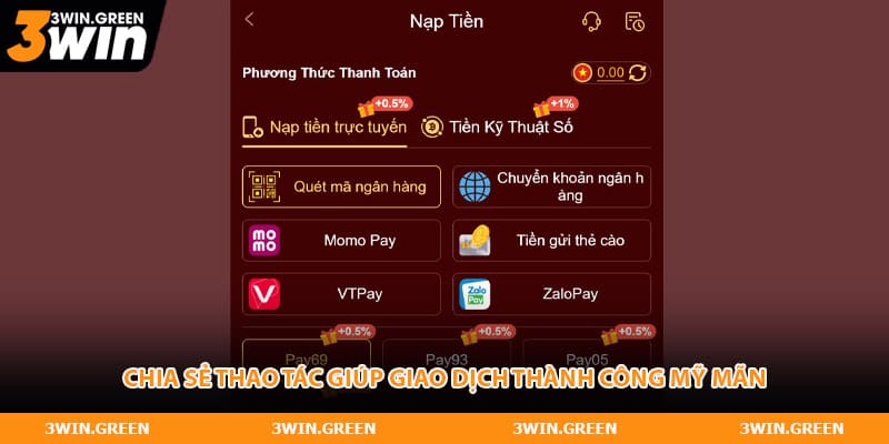 Chia sẻ thao tác giúp giao dịch thành công mỹ mãn